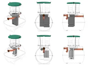 Септик Rostok Ground 3 с горловиной 600 мм 3